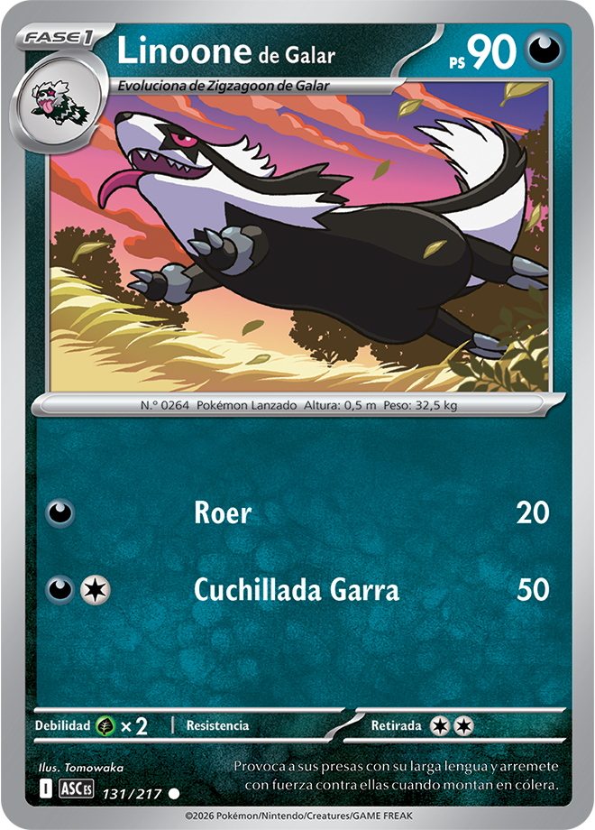 Galarian Linoone - Ascended Heroes