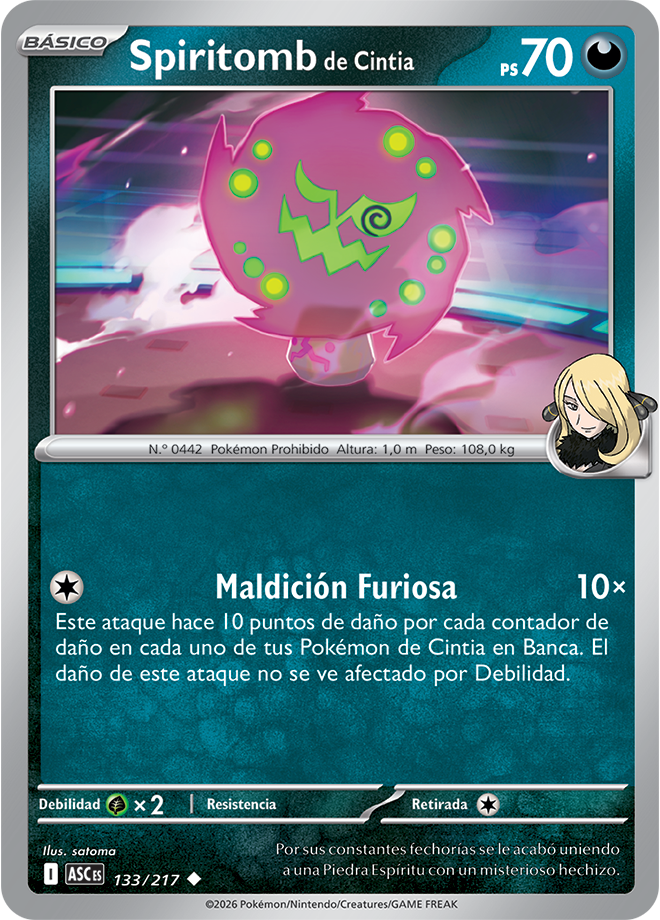 Cynthia’s Spiritomb - Ascended Heroes