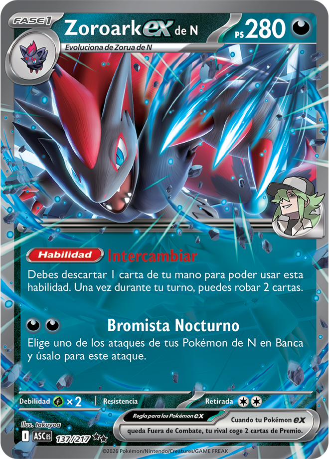 N’s Zoroark ex - Ascended Heroes