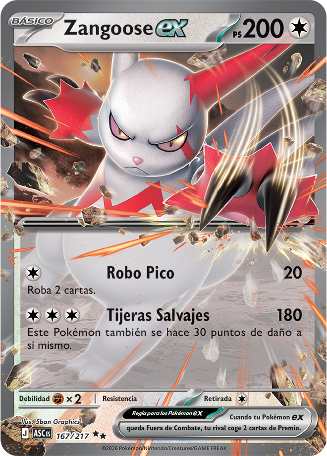Zangoose ex - Ascended Heroes