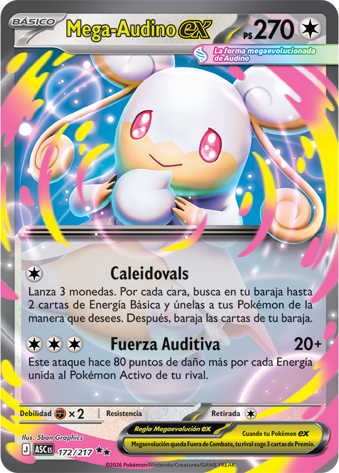 Mega Audino ex - Ascended Heroes