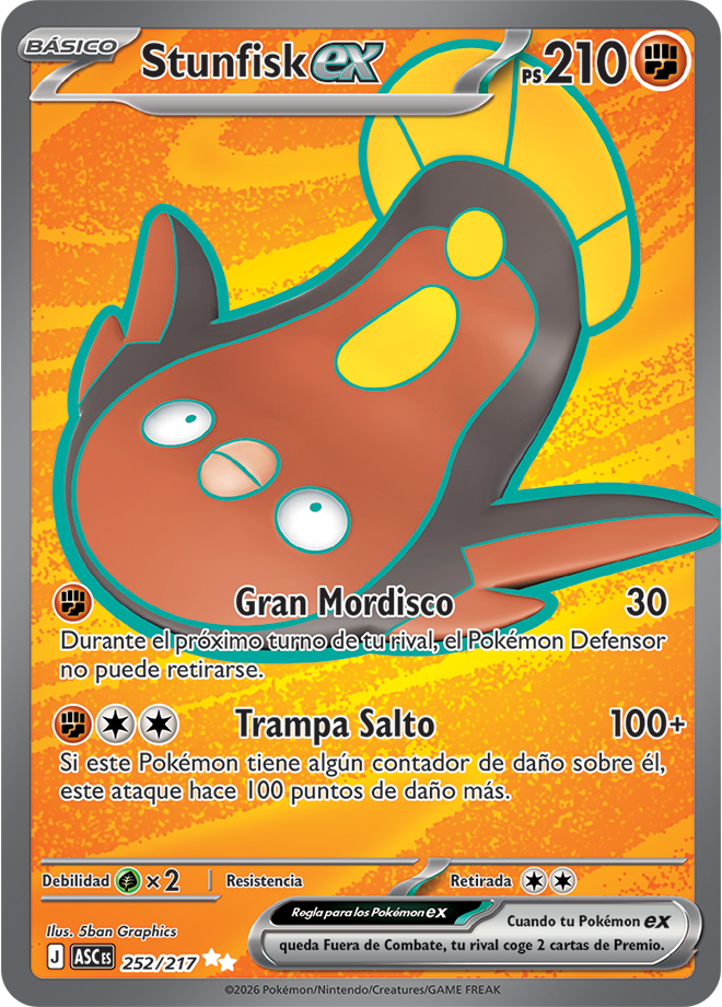 Stunfisk ex - Ascended Heroes