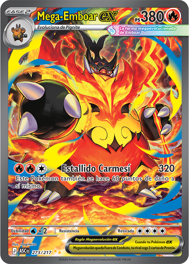 Mega Emboar ex - Ascended Heroes