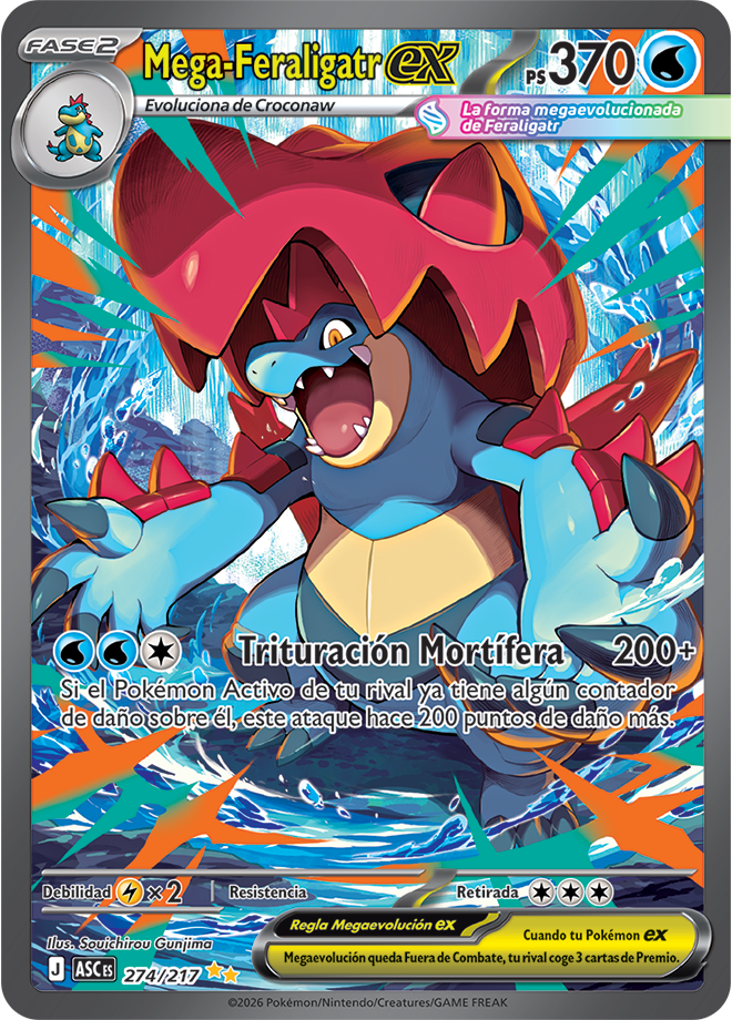 Mega Feraligatr ex - Ascended Heroes