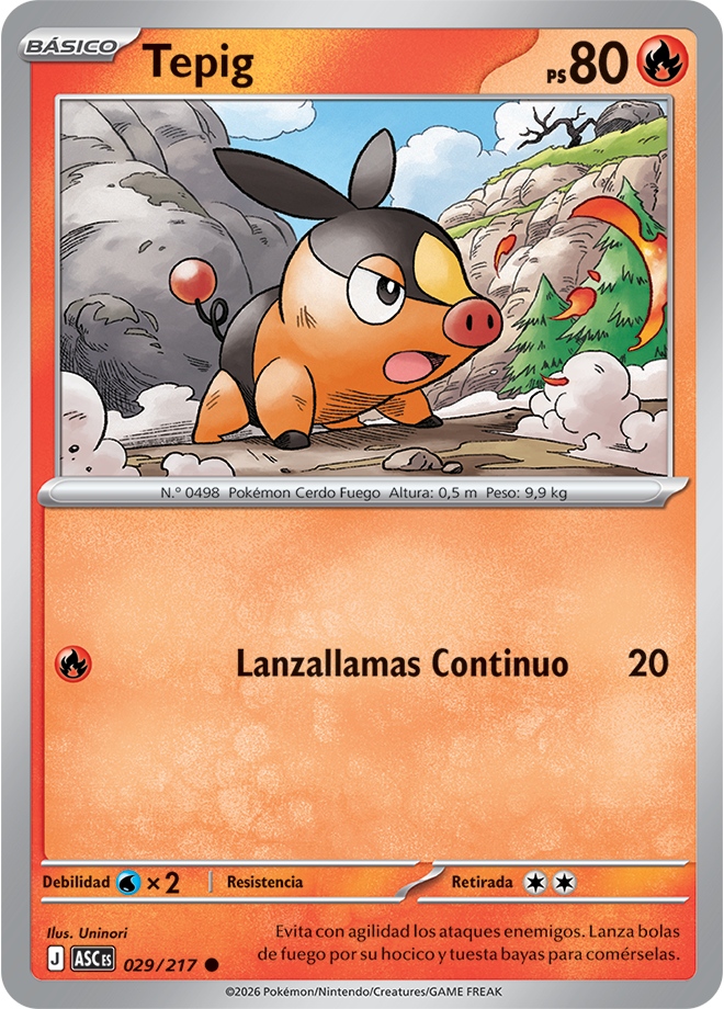 Tepig - Ascended Heroes