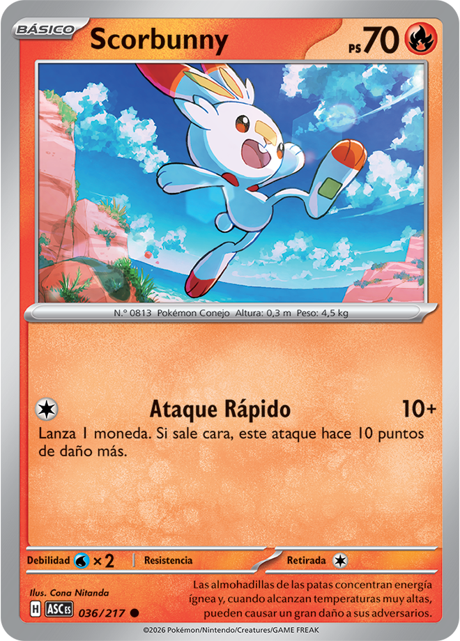 Scorbunny - Ascended Heroes