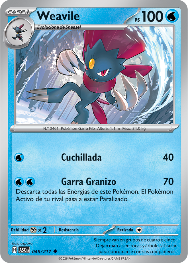 Weavile - Ascended Heroes