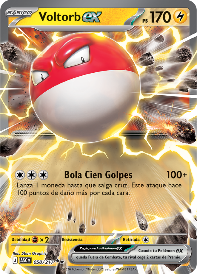 Voltorb ex - Ascended Heroes