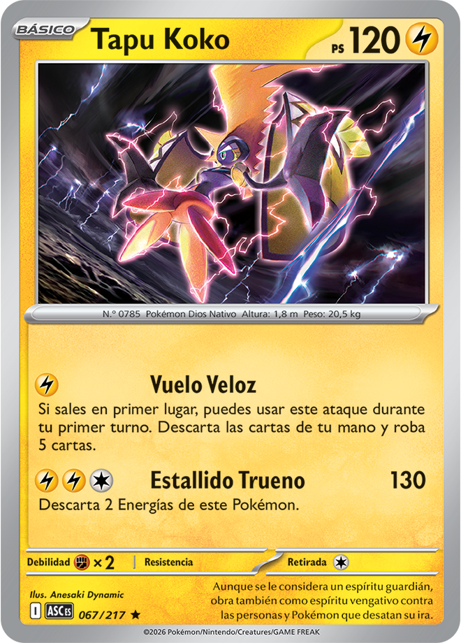 Tapu Koko - Ascended Heroes