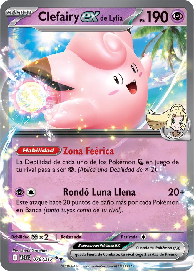 Lillie’s Clefairy ex - Ascended Heroes