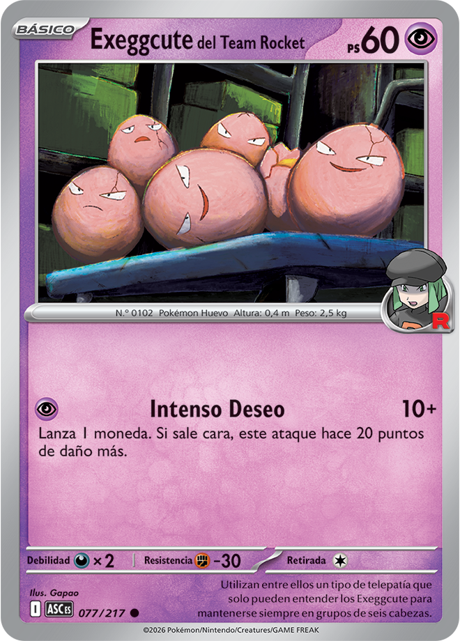 Team Rocket’s Exeggcute - Ascended Heroes