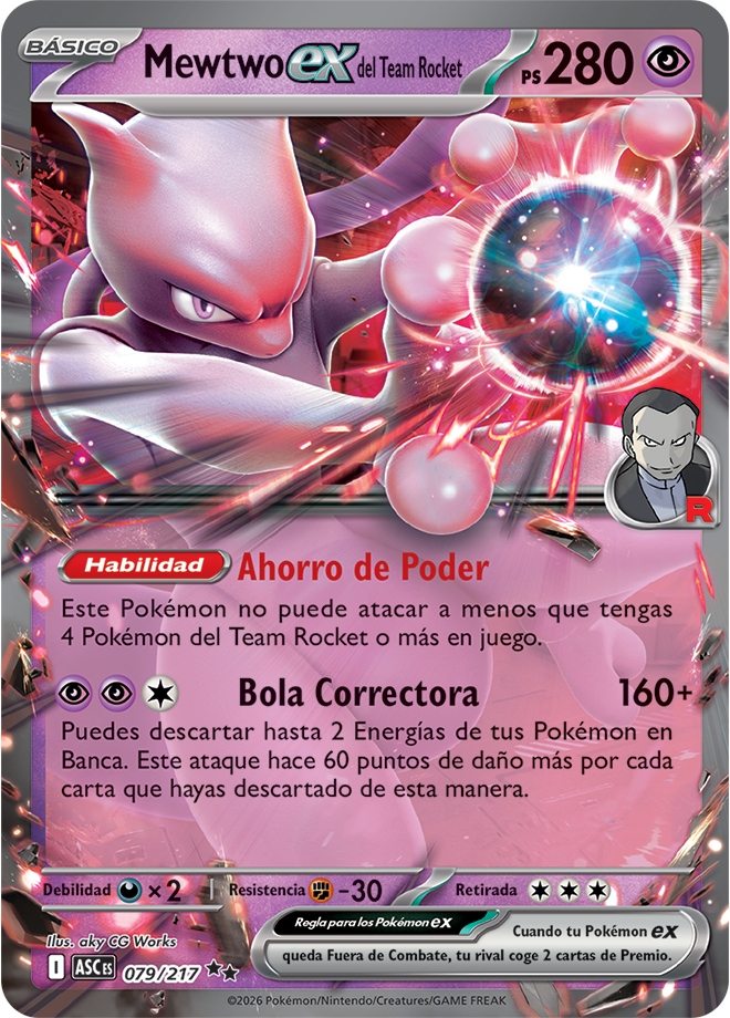 Team Rocket’s Mewtwo ex - Ascended Heroes