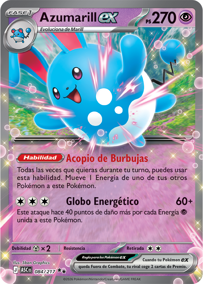 Azumarill ex - Ascended Heroes