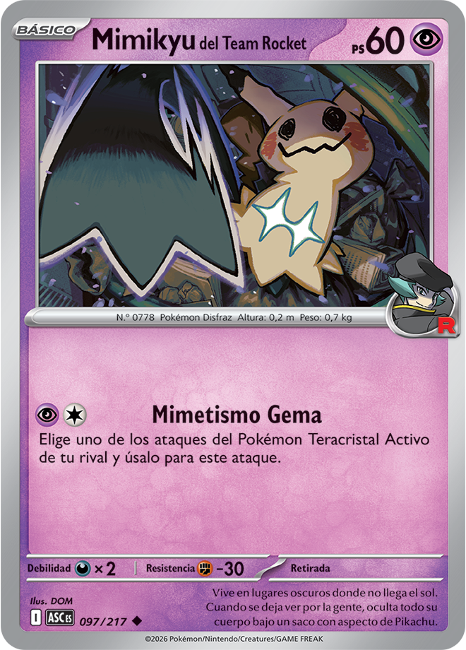 Team Rocket’s Mimikyu - Ascended Heroes